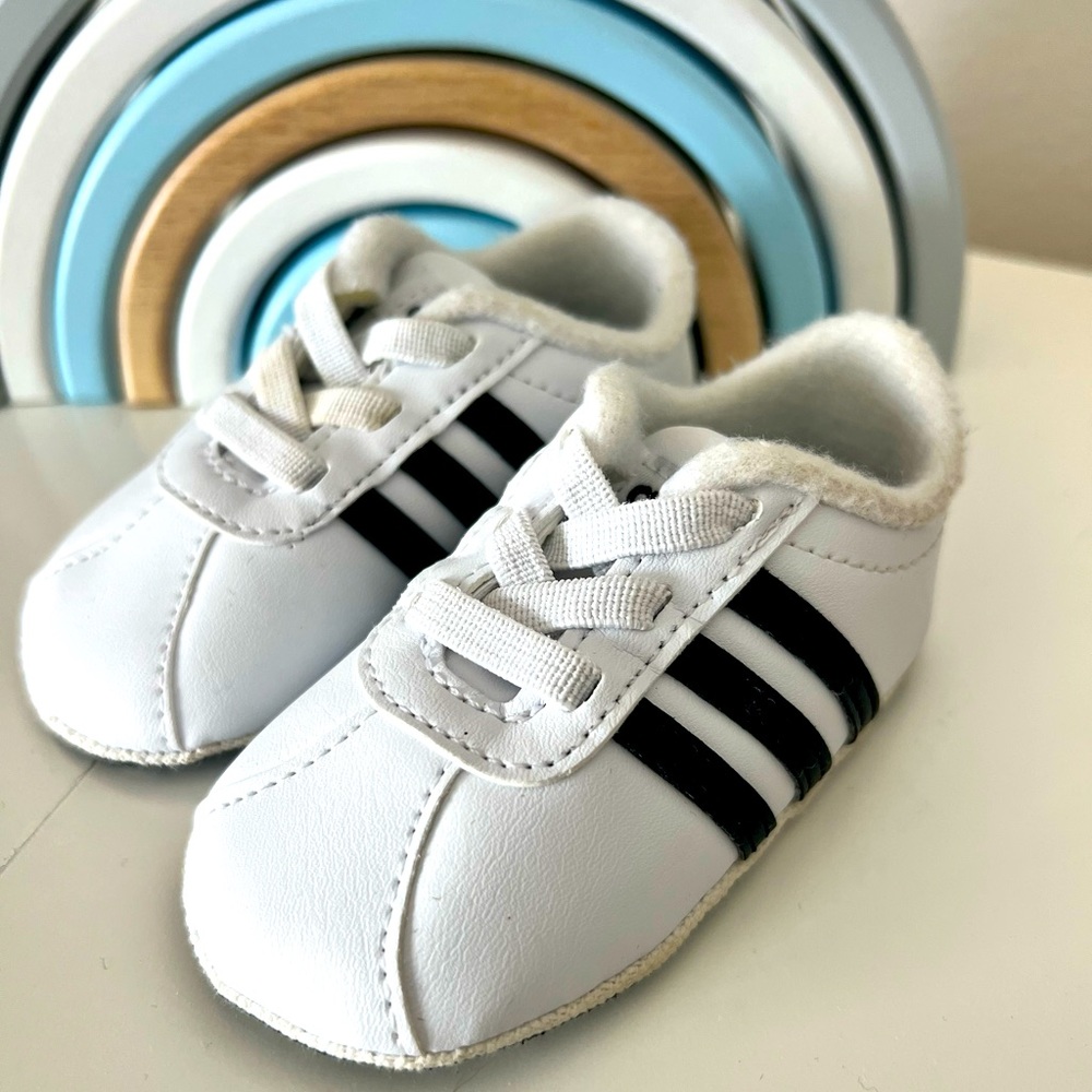 VL Court 2.0 Adidas Crib Shoes
